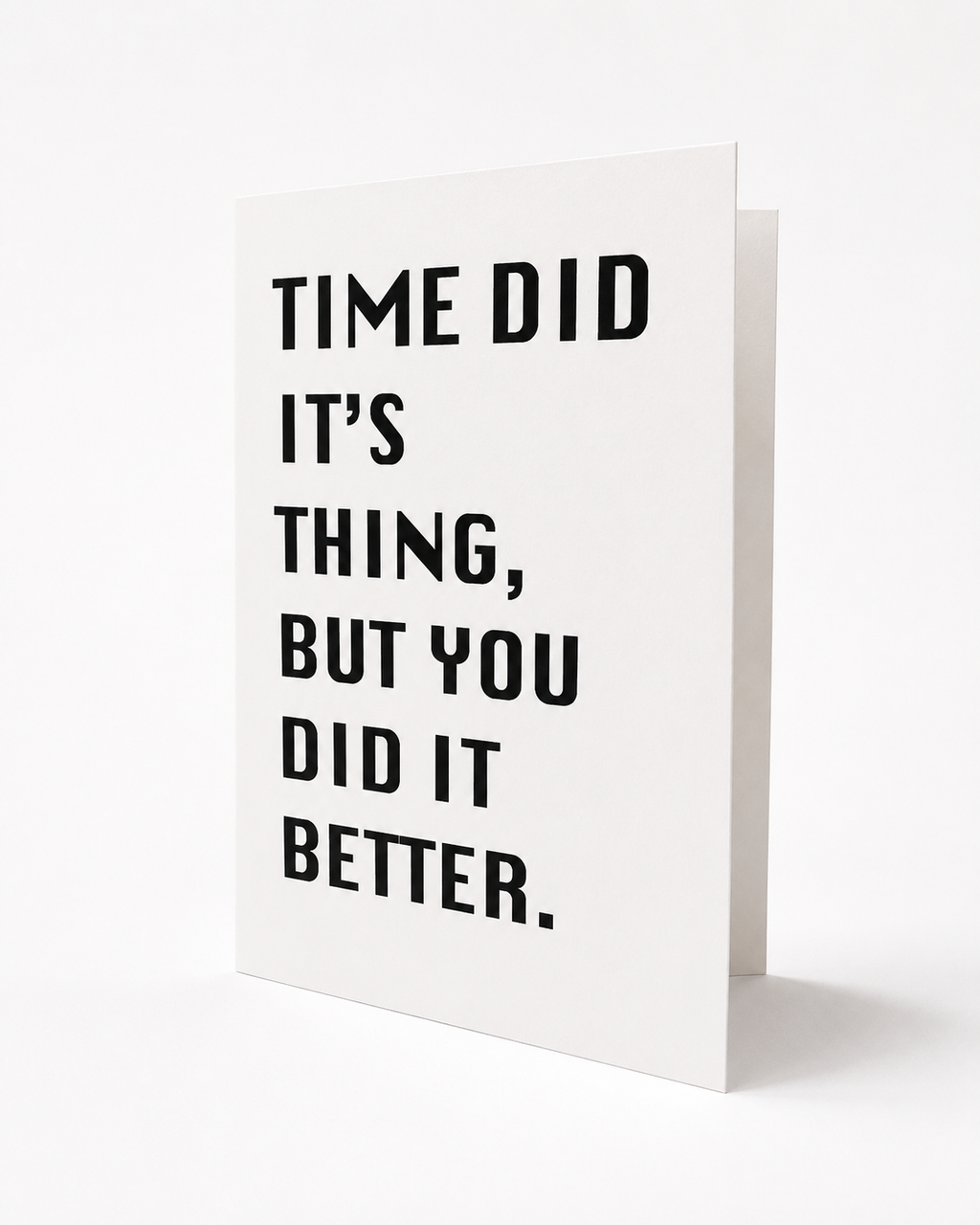 Pressure Birthday Card