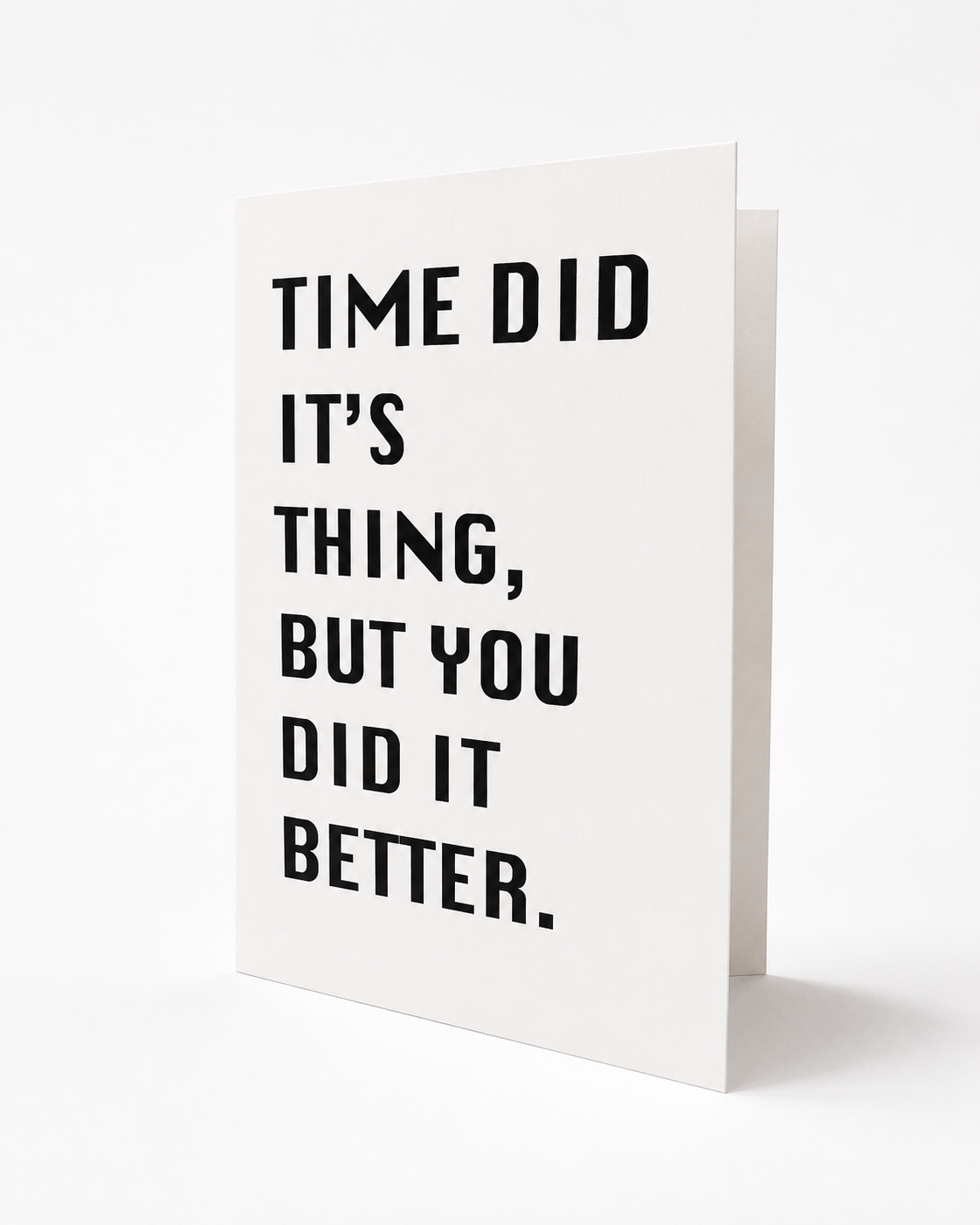 Pressure Birthday Card