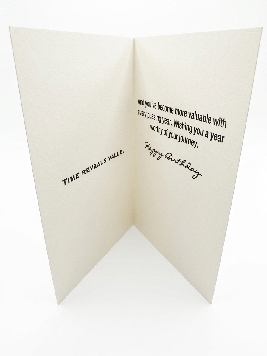 The Valued Birthday Card
