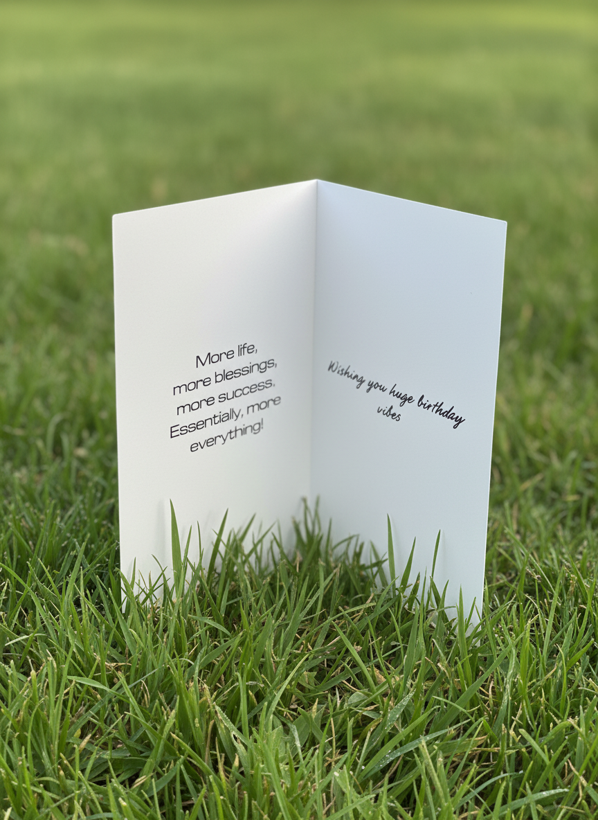 More Life Birthday Card