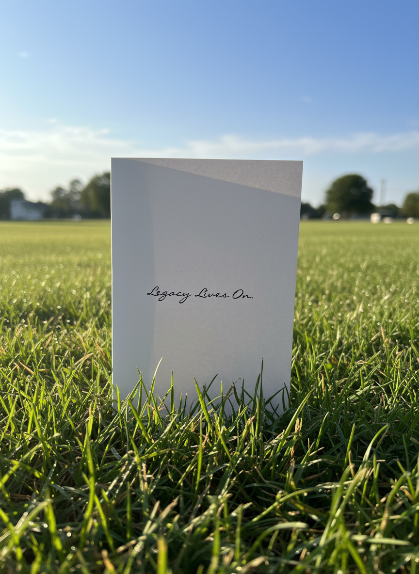 Legacy Lives On bereavement card